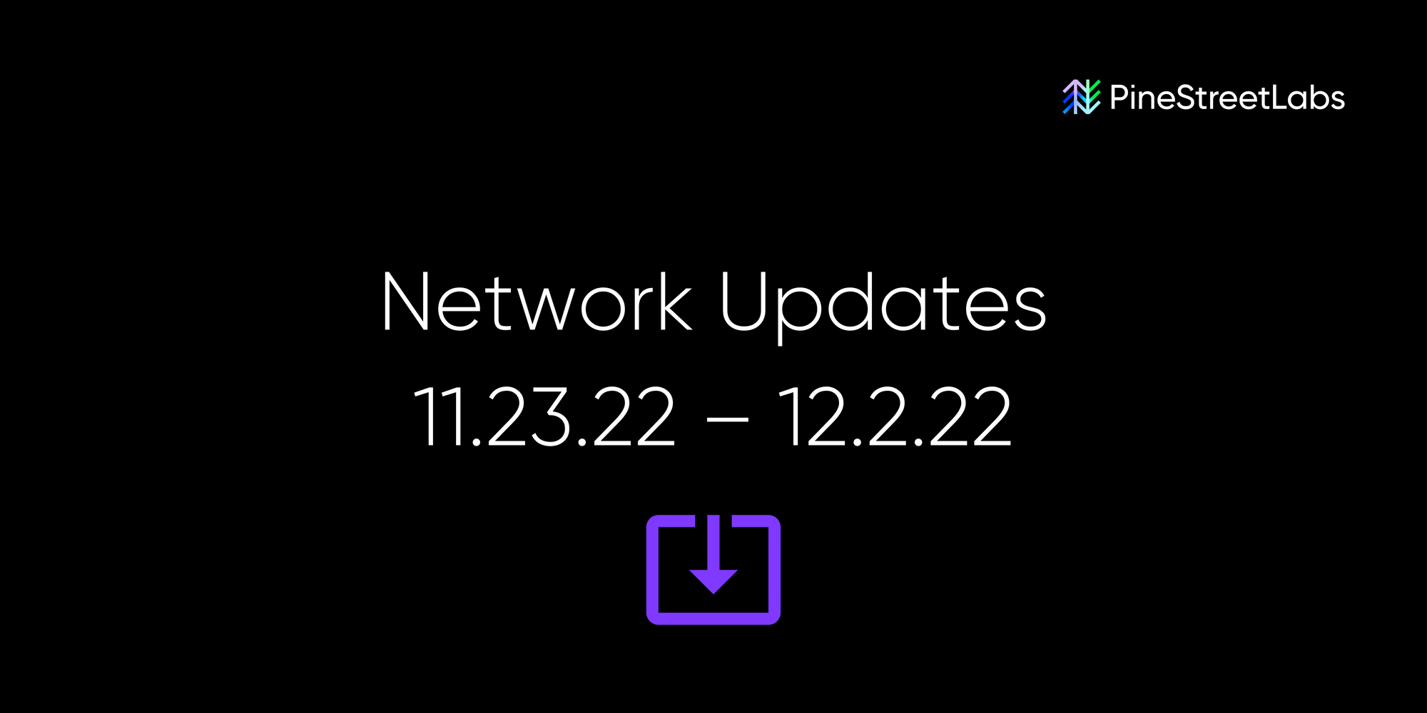 Network Update Highlights, 12.2.22