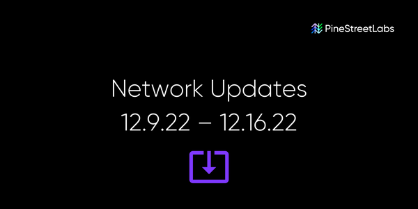 Network Update Highlights, 12.16.22